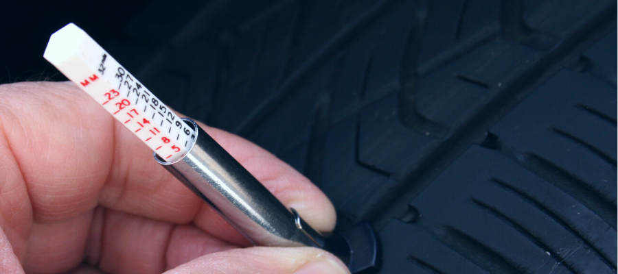 How to check your tyre tread depth