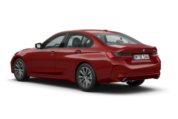BMW 3 Series rear and side view