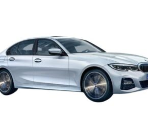 Side view of BMW 3 Series which is available for bad credit car lease.