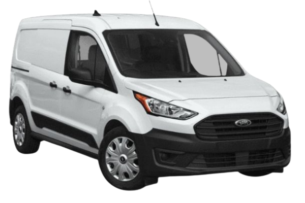 Ford Transit front and side view