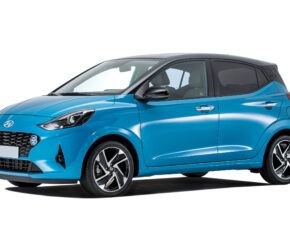Side view of the Hyundai i10 which is available for bad credit car lease