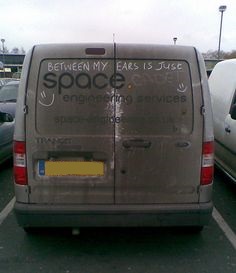 Dirtyvanmessage company vehicles