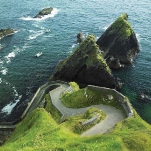 Image of a view in Ireland looking out at the Atlantic Image of a view in Ireland looking out at the Atlantic