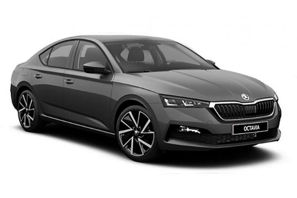 Side view of the Skoda Octavia which is available for bad credit car lease