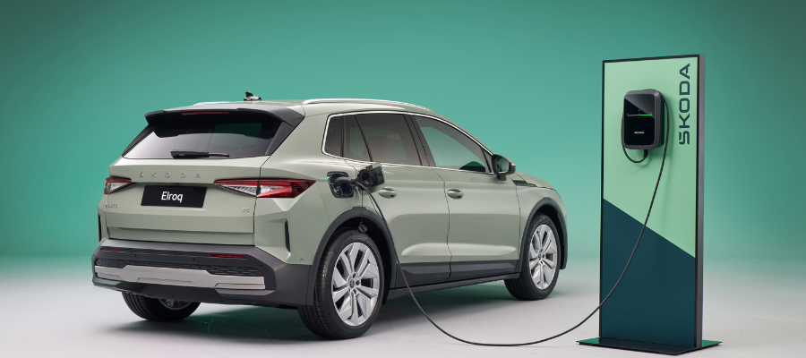 Skoda Elroq rear and side view